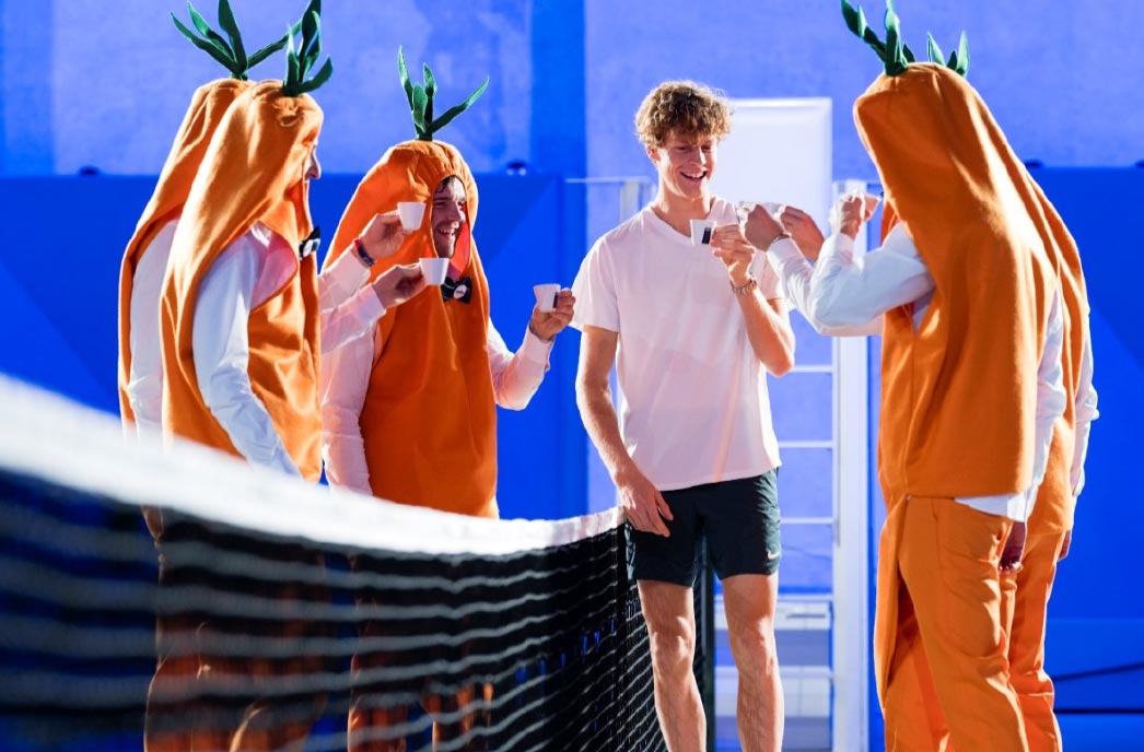 Spotkanie Jannika Sinnera z Carota Boys